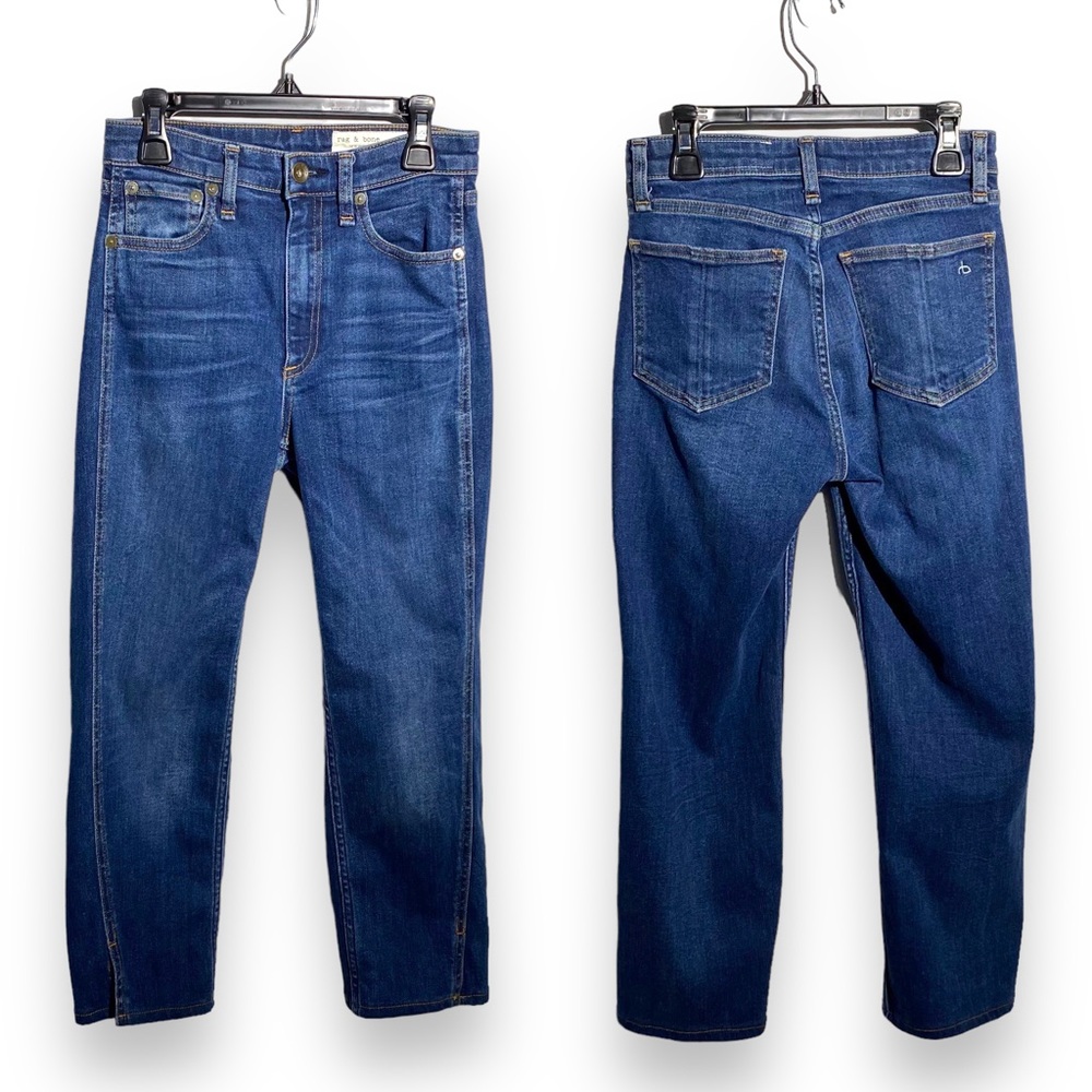 RAG & BONE Nina High Rise Ankle Cigarette Jeans Manchester